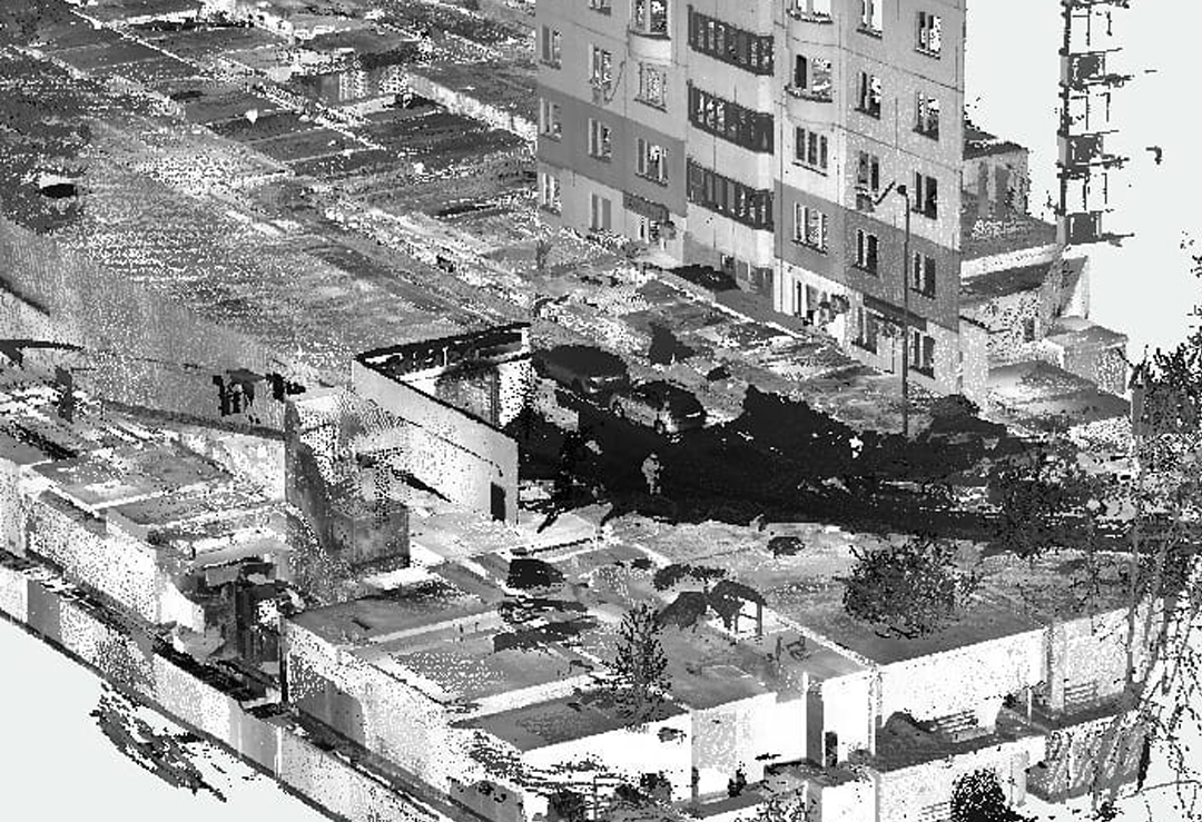 Лазерное 3D сканирование объектов — погрешность 2 мм